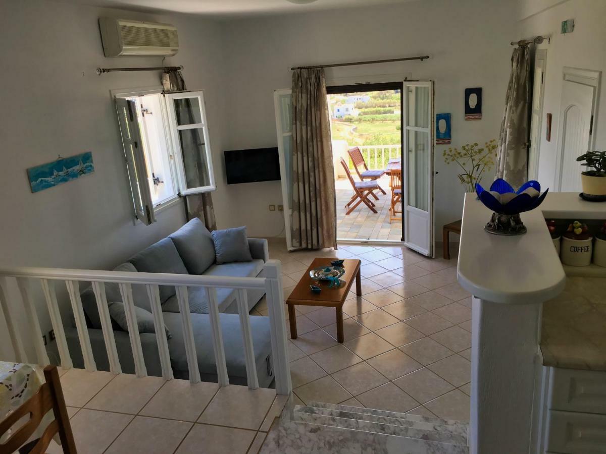 Anthoula'S Sea View Apartment Píszo Livádi Kültér fotó