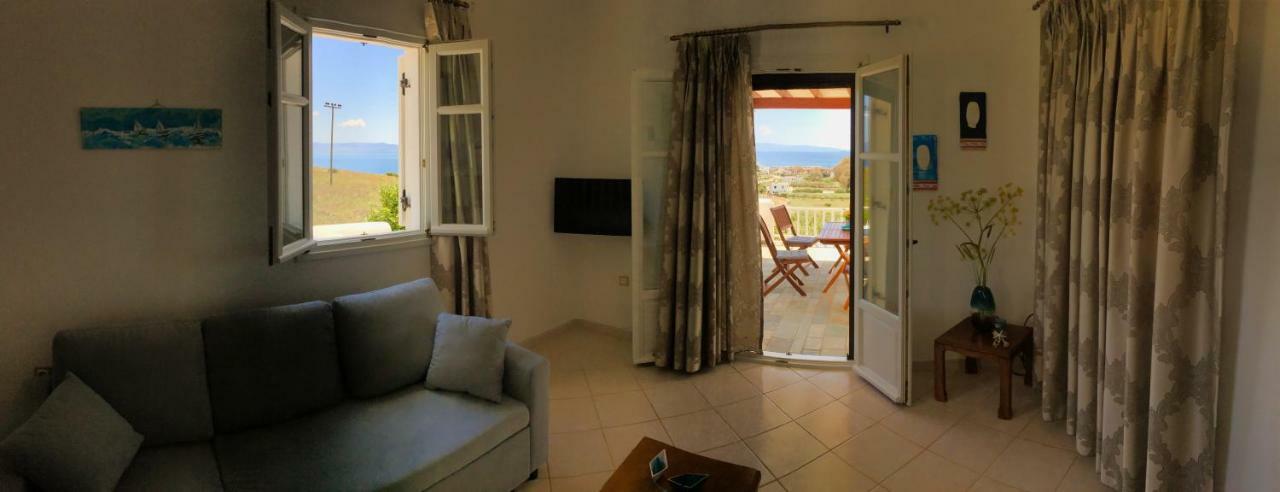 Anthoula'S Sea View Apartment Píszo Livádi Kültér fotó